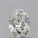 Diamante Natural 0.60 quilates, Ovalado , Color H, claridad SI1 y certificado GIA