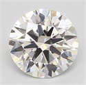 Natural Diamond 0.55 Carats, Round with Excellent Cut, H Color, VVS2 Clarity and Certified by GIA
