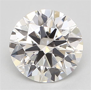 Picture of Natural Diamond 0.55 Carats, Round with Excellent Cut, H Color, VVS2 Clarity and Certified by GIA