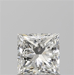 Picture of Natural Diamond 0.91 Carats, Princess with  Cut, I Color, VVS2 Clarity and Certified by GIA
