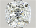 Natural Diamond 1.31 Carats, Cushion with  Cut, J Color, SI2 Clarity and Certified by GIA