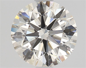 Picture of Natural Diamond 1.30 Carats, Round with Excellent Cut, K Color, SI2 Clarity and Certified by GIA