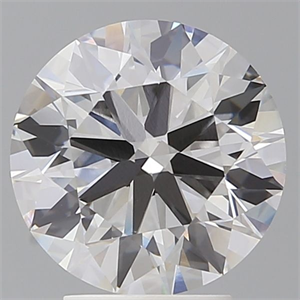 Picture of Lab Grown Diamond 3.50 Carats, Round with Ideal Cut, E Color, VS1 Clarity and Certified by IGI