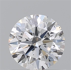 Foto Diamante Natural 0.71 quilates, Redondo , Color E, claridad SI1 y certificado GIA de