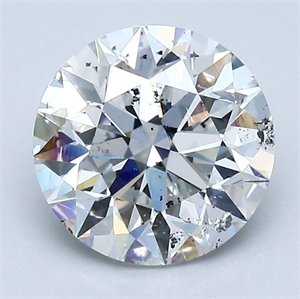 Foto Diamante Natural 2.01 quilates, Redondo , Color E, claridad I1 y certificado GIA de