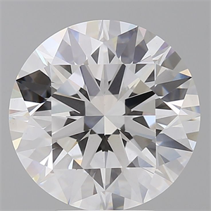 Picture of Lab Grown Diamond 5.09 Carats, Round with Ideal Cut, E Color, VVS2 Clarity and Certified by IGI