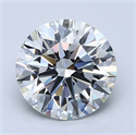 Natural Diamond 3.24 Carats, Round with Excellent Cut, G Color, VS1 Clarity and Certified by GIA