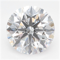 Lab Grown Diamond 4.01 Carats, Round with Ideal Cut, D Color, VVS1 Clarity and Certified by IGI