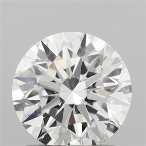 Picture of Lab Grown Diamond 1.08 Carats, Round with Ideal Cut, D Color, VVS2 Clarity and Certified by IGI