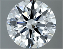 Natural Diamond 1.50 Carats, Round with Excellent Cut, F Color, VS2 Clarity and Certified by GIA