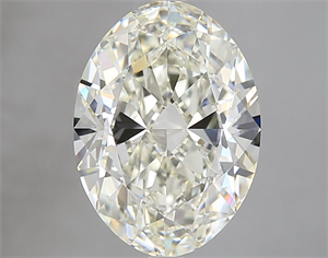 Picture of Natural Diamond 4.05 Carats, Oval with  Cut, I Color, VVS1 Clarity and Certified by IGI