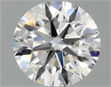 Del inventario de diamantes de laboratorio, 2.06 quilates, Redondo , Color F, claridad VVS2 y certificado IGI