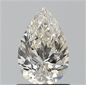 Natural Diamond 1.01 Carats, Pear with  Cut, K Color, VS2 Clarity and Certified by GIA