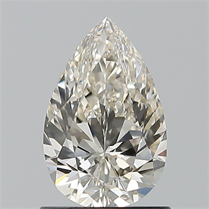 Picture of Natural Diamond 1.01 Carats, Pear with  Cut, K Color, VS2 Clarity and Certified by GIA