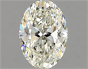 Natural Diamond 1.07 Carats, Oval with  Cut, I Color, VVS2 Clarity and Certified by GIA