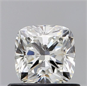 Diamante Natural 0.65 quilates, Del cojín , Color G, claridad VVS2 y certificado GIA