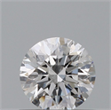 Natural Diamond 0.51 Carats, Round with Excellent Cut, E Color, SI2 Clarity and Certified by GIA