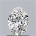 Diamante Natural 0.56 quilates, Ovalado , Color G, claridad VS2 y certificado GIA