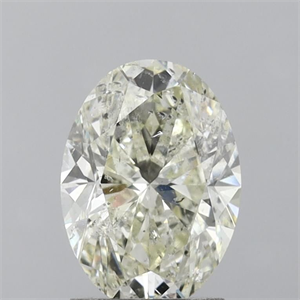 Foto Diamante Natural 2.02 quilates, Ovalado , Color K, claridad SI2 y certificado IGI de