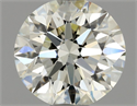 Diamante Natural 0.67 quilates, Redondo , Color L, claridad VS1 y certificado GIA