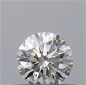Diamante Natural 0.42 quilates, Redondo , Color G, claridad IF y certificado GIA