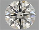 Natural Diamond 0.70 Carats, Round with Excellent Cut, M Color, SI1 Clarity and Certified by GIA