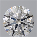 Del inventario de diamantes de laboratorio, 3.07 quilates, Redondo , Color E, claridad VVS2 y certificado IGI