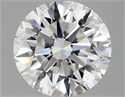 Lab Grown Diamond 2.52 Carats, Round with Excellent Cut, E Color, VVS2 Clarity and Certified by IGI
