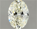 Natural Diamond 2.01 Carats, Oval with  Cut, L Color, SI2 Clarity and Certified by GIA