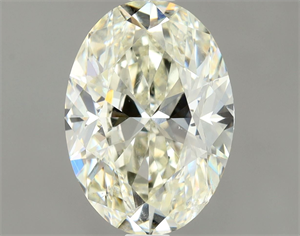 Picture of Natural Diamond 2.01 Carats, Oval with  Cut, L Color, SI2 Clarity and Certified by GIA