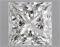 Natural Diamond 0.90 Carats, Princess with  Cut, K Color, SI1 Clarity and Certified by GIA