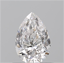 Natural Diamond 0.71 Carats, Pear with  Cut, F Color, VS2 Clarity and Certified by GIA