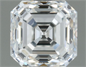 Natural Diamond 1.01 Carats, Asscher with  Cut, I Color, VS2 Clarity and Certified by GIA