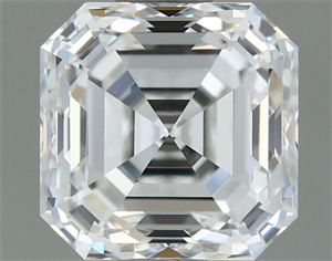 Picture of Natural Diamond 1.01 Carats, Asscher with  Cut, I Color, VS2 Clarity and Certified by GIA