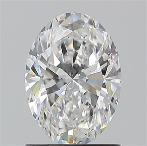 Picture of Natural Diamond 1.20 Carats, Oval with  Cut, E Color, SI1 Clarity and Certified by GIA