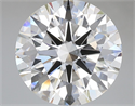 Lab Grown Diamond 6.18 Carats, Round with Ideal Cut, F Color, VVS2 Clarity and Certified by IGI