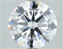 Lab Grown Diamond 4.01 Carats, Round with Ideal Cut, D Color, VS1 Clarity and Certified by IGI