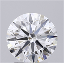 Del inventario de diamantes de laboratorio, 2.03 quilates, Redondo , Color D, claridad VVS2 y certificado IGI