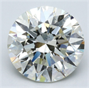 Diamante Natural 5.01 quilates, Redondo , Color L, claridad SI1 y certificado GIA