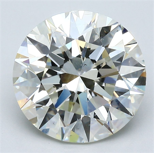 Foto Diamante Natural 5.01 quilates, Redondo , Color L, claridad SI1 y certificado GIA de