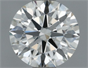 Natural Diamond 0.60 Carats, Round with Excellent Cut, I Color, VS1 Clarity and Certified by IGI