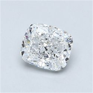 Picture of Natural Diamond 0.74 Carats, Cushion with  Cut, D Color, VS2 Clarity and Certified by GIA