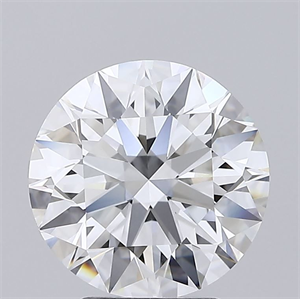 Picture of Lab Grown Diamond 3.58 Carats, Round with Ideal Cut, D Color, VVS1 Clarity and Certified by IGI