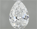 Natural Diamond 0.32 Carats, Pear with  Cut, D Color, VS1 Clarity and Certified by GIA