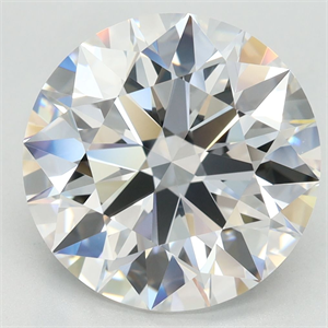 Picture of Lab Grown Diamond 5.02 Carats, Round with Ideal Cut, F Color, VVS1 Clarity and Certified by IGI