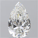 Natural Diamond 1.51 Carats, Pear with  Cut, F Color, VVS1 Clarity and Certified by GIA