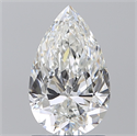Diamante Natural 1.51 quilates, De pera , Color F, claridad VVS1 y certificado GIA