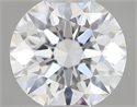 Natural Diamond 0.40 Carats, Round with Excellent Cut, F Color, VS2 Clarity and Certified by GIA