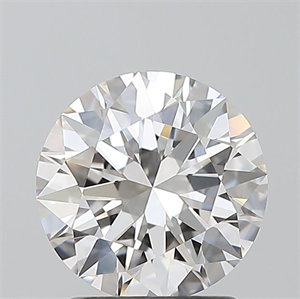 Foto Diamante Natural 1.61 quilates, Redondo , Color H, claridad VVS2 y certificado GIA de