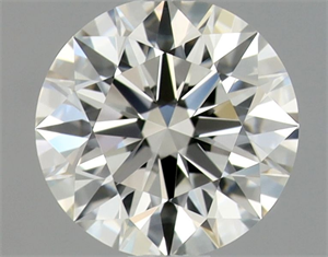Picture of Natural Diamond 0.75 Carats, Round with Excellent Cut, J Color, VVS1 Clarity and Certified by GIA